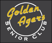 a logo with white text