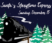 a train on a snowy night