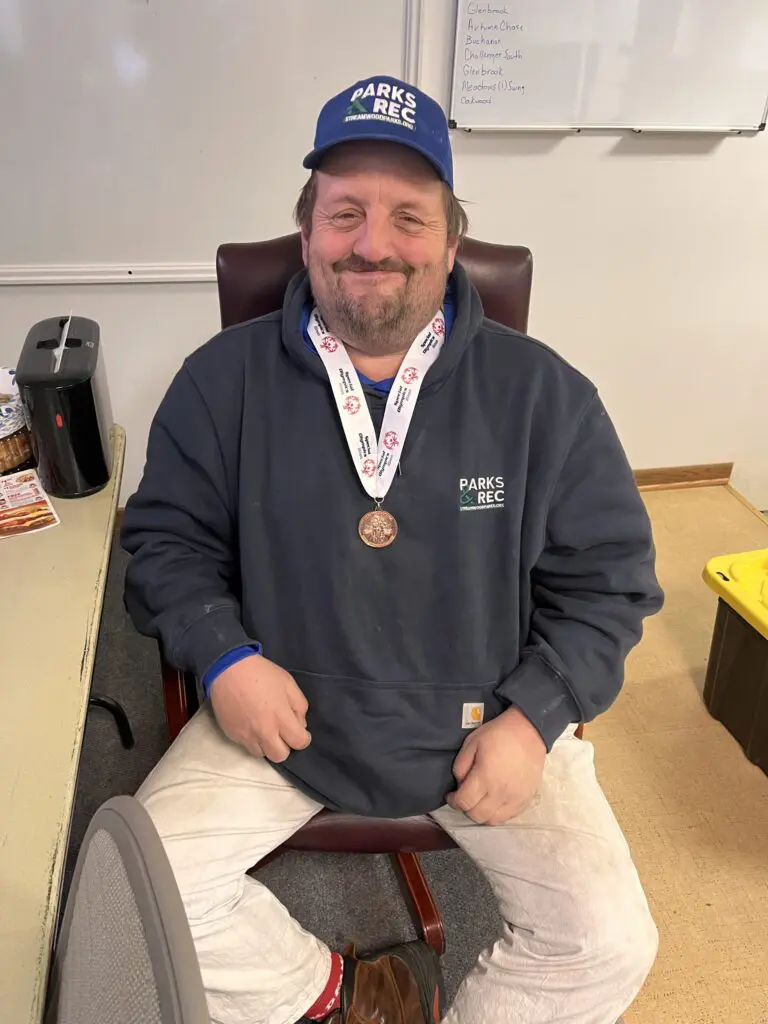 a person sitting in a chair