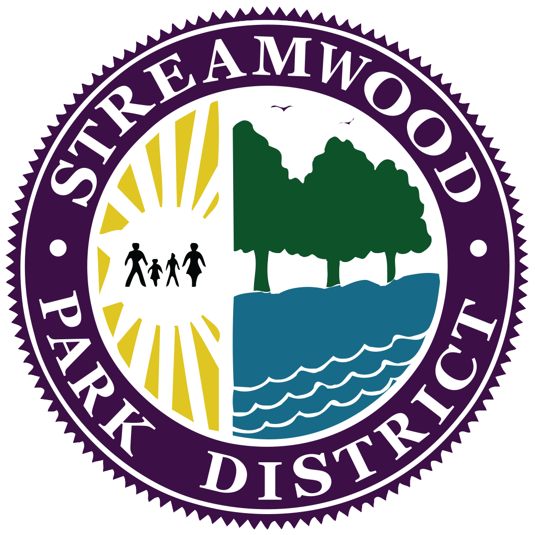 a logo for a park district