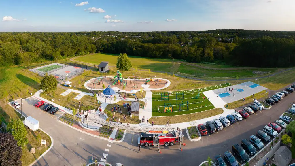 Commissioners Park aerial